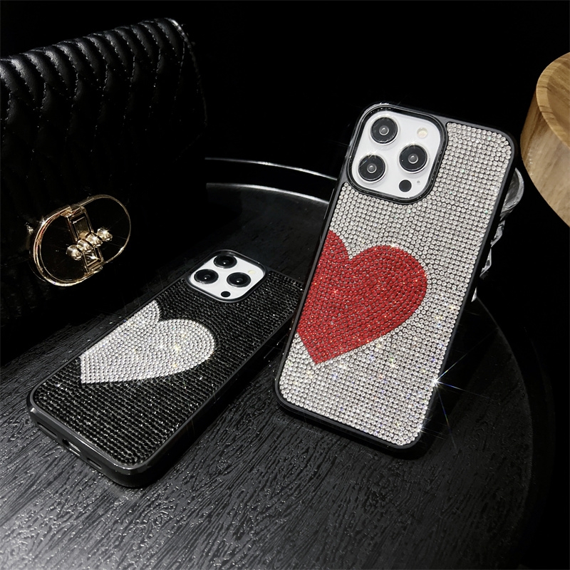 Elegant Colour Flash Diamond Protective Case for iPhone 15 Pro Max 14 Plus 13 Pro 12 11 Pro Max TPU Silicone Frame Shockproof Cover