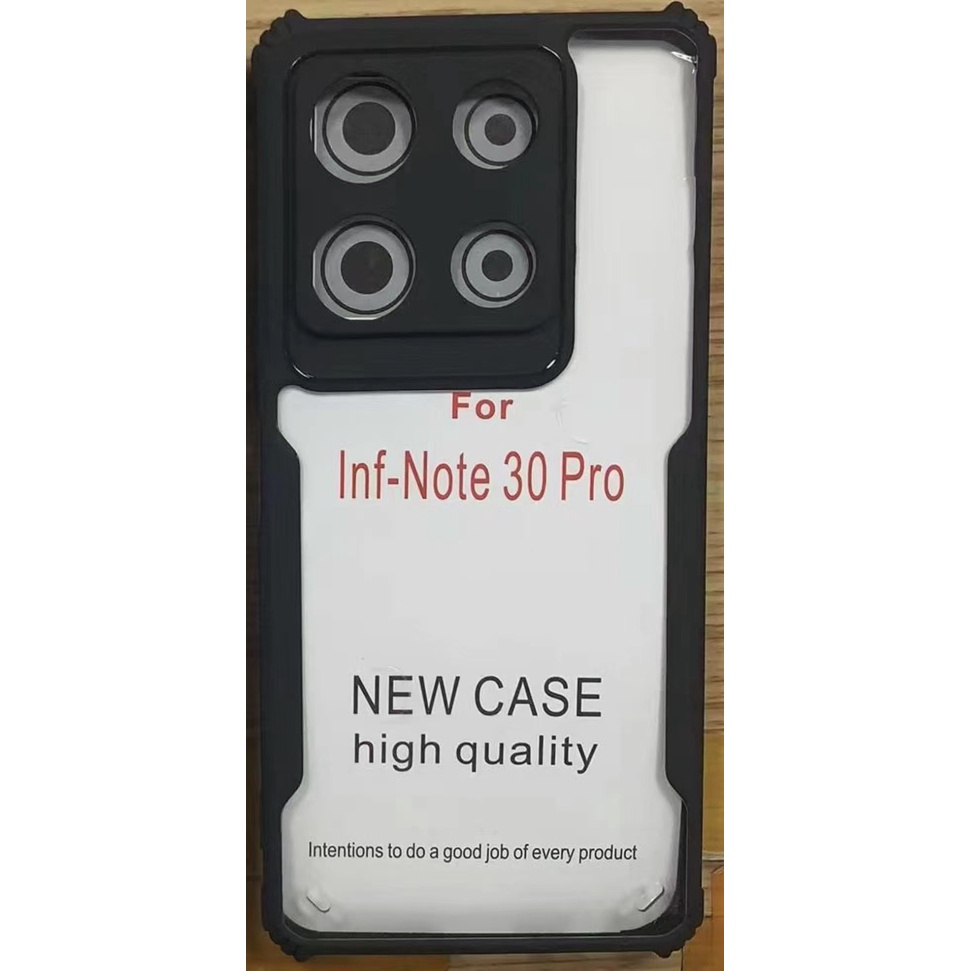 Infinix Note 30VIP Case Acrylic Clear Phone Case For Infinix Note 30 VIP Pro 30Pro Note30 Note30Pro 4G 5G 2023 Shockproof Cases Lens Protection Casing Back Cover