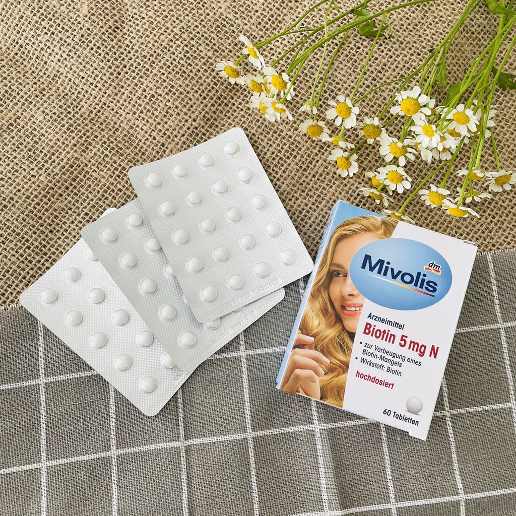 Viên uống đẹp da, tóc, móng Mivolis 60 viên
