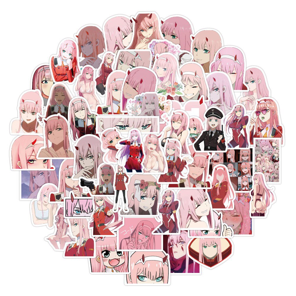 Darling in the Franxx - Zero Two Anime Decal Sticker – KyokoVinyl