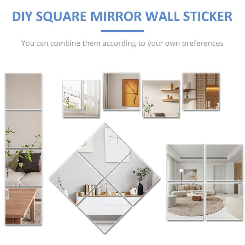 Quality Adhesive Mirror Sheet Flexible Mirrors Sheets, Flexible Non Glass  Mirror Roll Plastic Mirror Tiles Wall(50cm*100cm*0.2mm)
