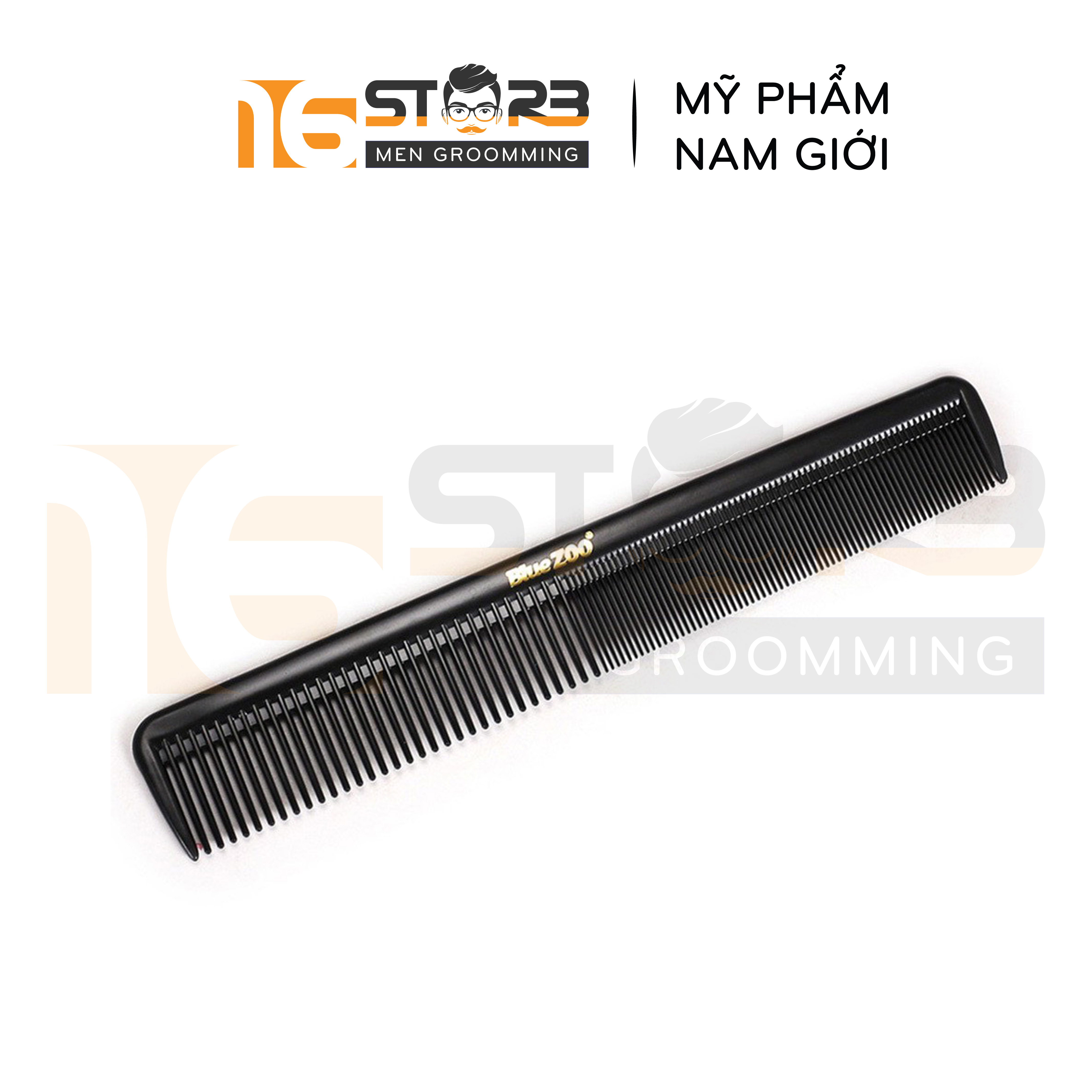 Lược thẳng chia ngôi tóc BlueZoo cao cấp