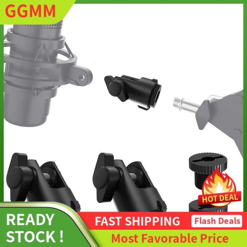 LZD 8pcs Set Microphone Mount Adapter Accessories for Hyperx Quadcast Boom Arm，Easy Installation