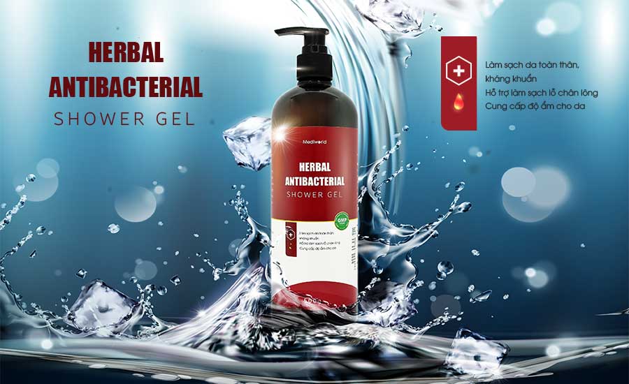 sữa tắm Herbal Antibacterial Shower Gel 500g