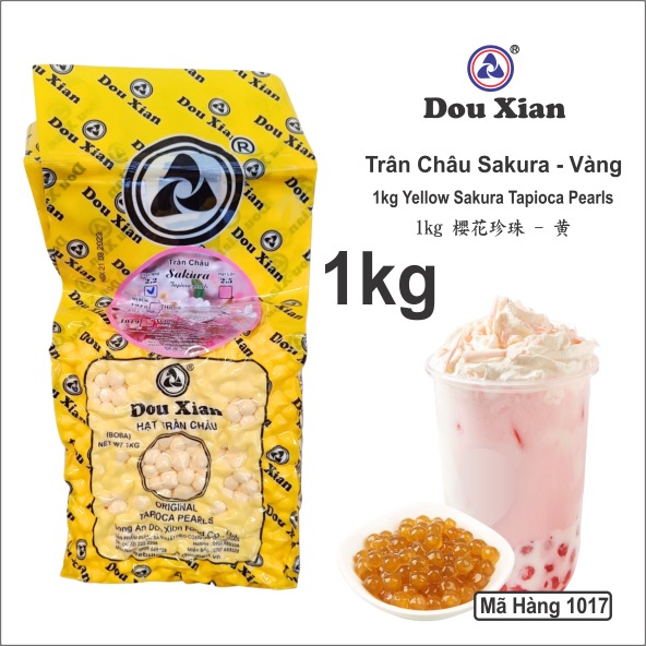 Trân châu Douxian gói 1kg - SAKURA VÀNG