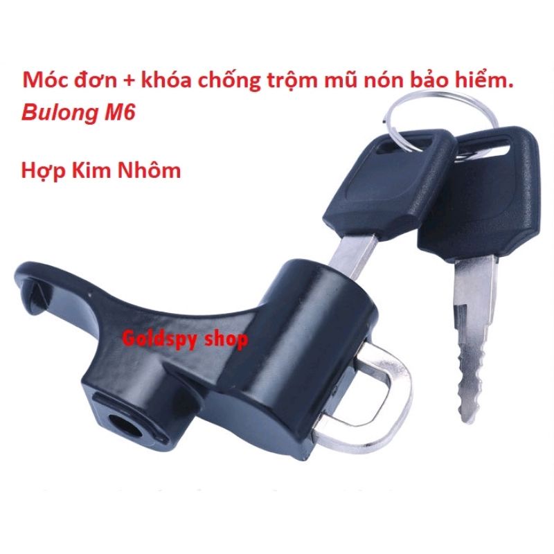 Móc Treo Đồ Xe Máy (2 Móc Nhôm Xoay 180 độ)