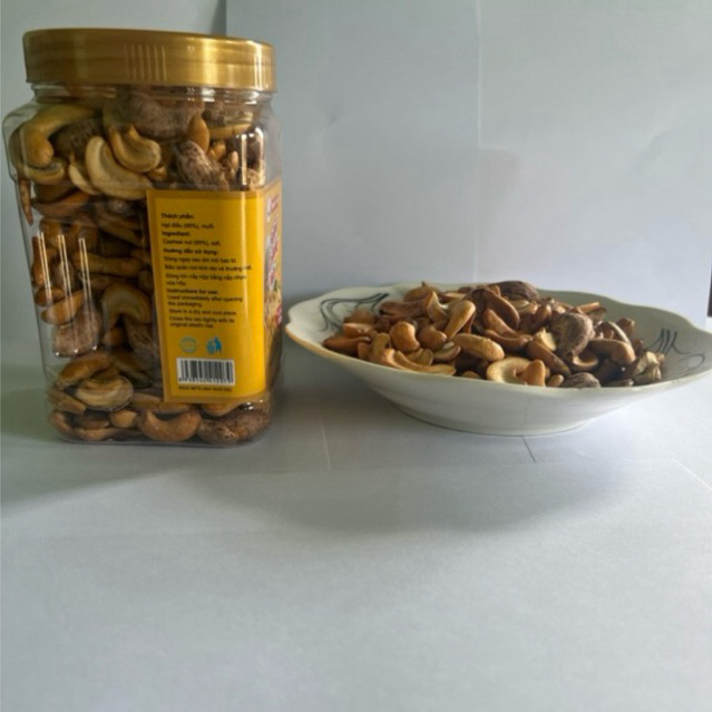 Điều Bể Lụa Rang Muối hộp 500gr