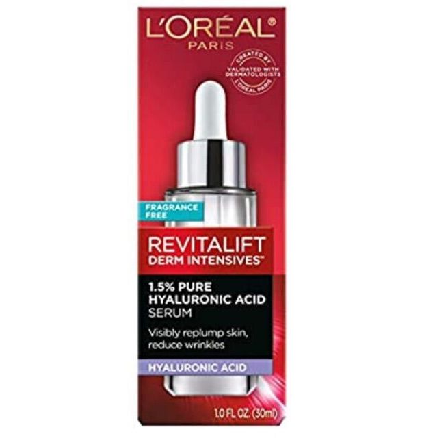 Serum dưỡng ẩm chống lão hoá da Loreal Revitalift Derm Intensives 1,5% pure Hyaluronic Acid 30ml