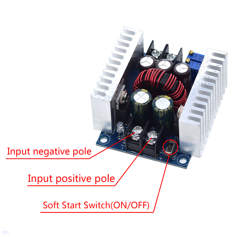 20A high-power synchronous rectification buck constant voltage constant current power supply module charging LED drive 300W high-power