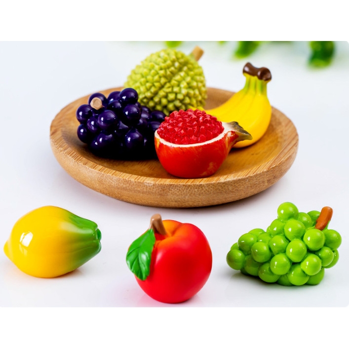 Mô hình trái cây mini trang trí terrarium, tiểu cảnh