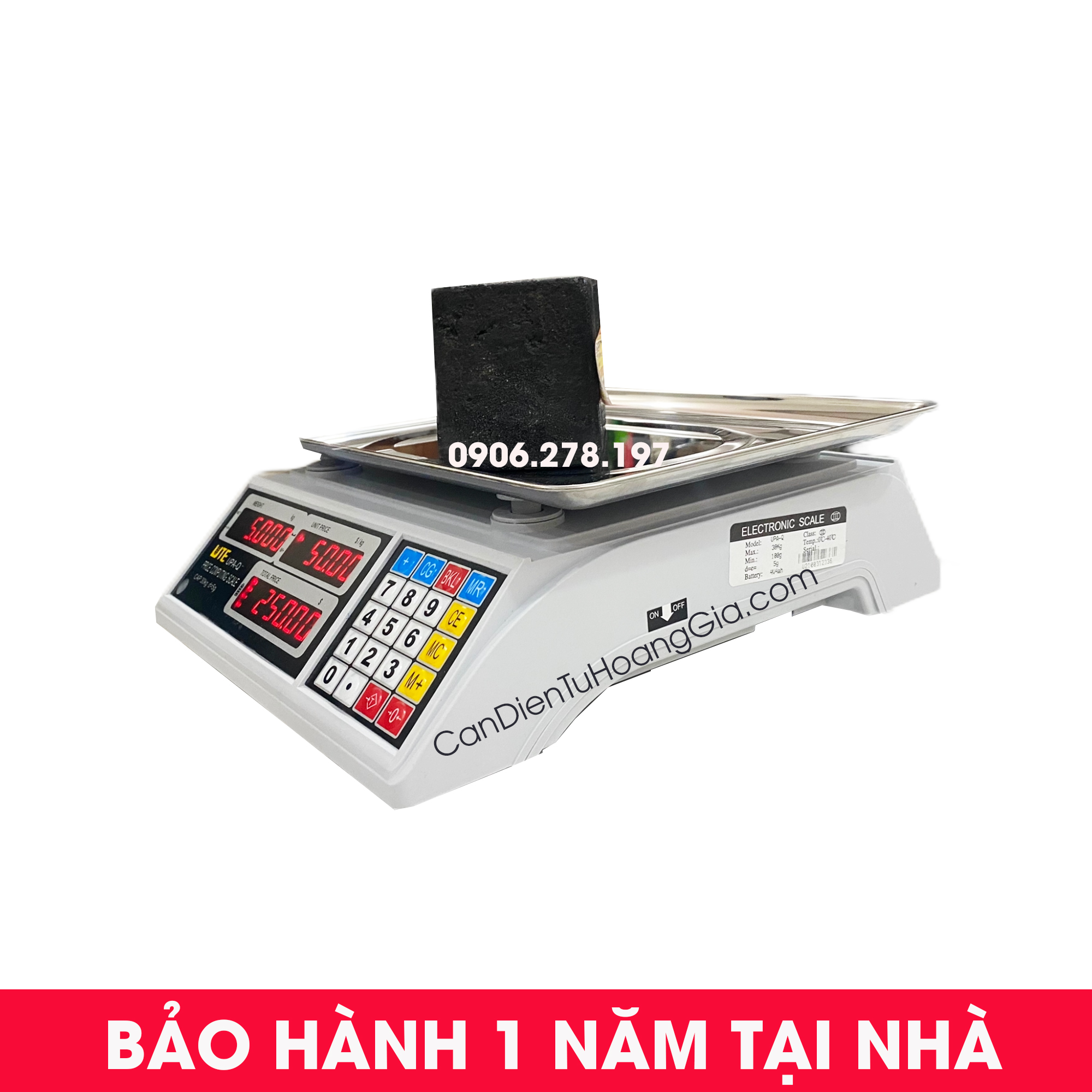 Bán cân điện tử 30KG UTE Chống nước 80%