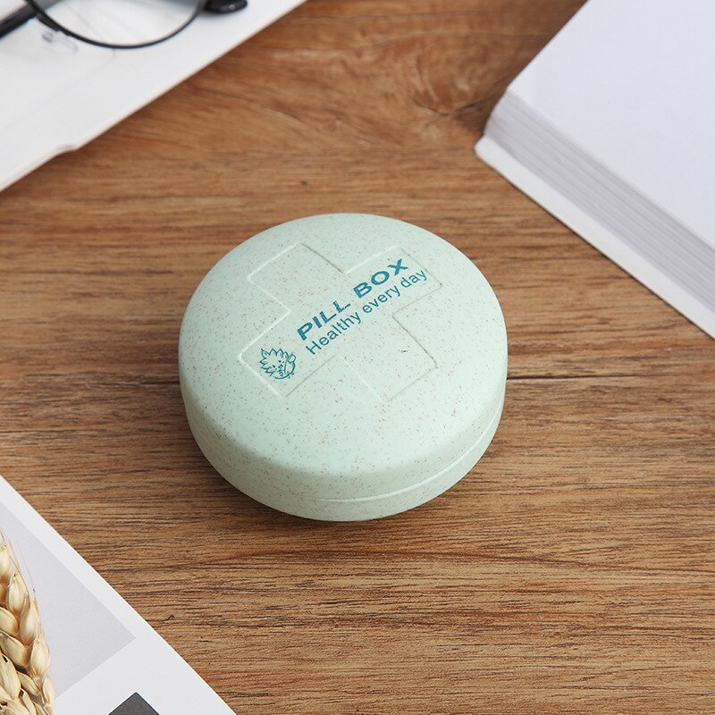 Mini Portable Pills Organizer Case 5 Grids Pillbox Tablet Storage Container Weekly Medicine Pill's Box Pill Case Pastillero