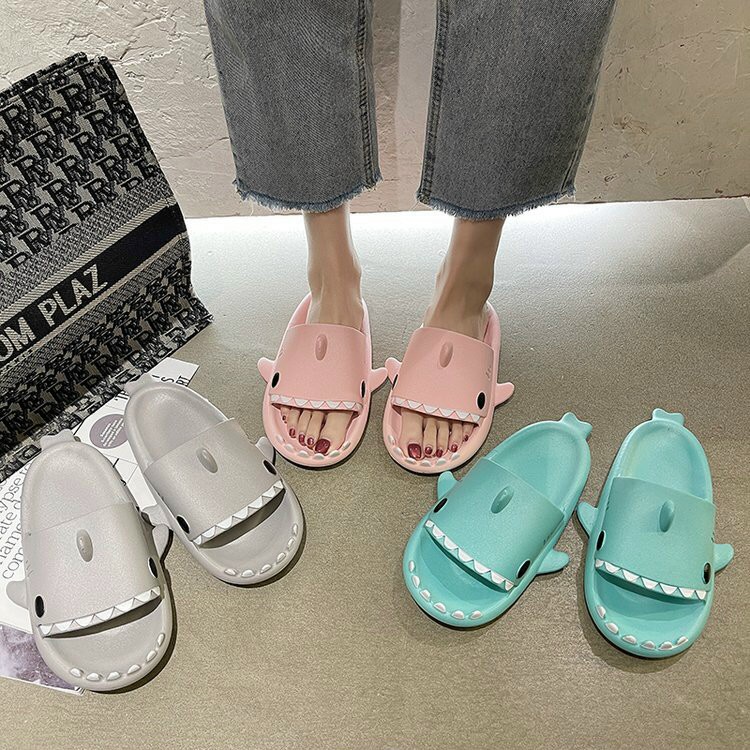 [ lấy tăng 2 size ] Dép Cá Mập Dễ Thương Size Lớn Cho Nam Nữ 001