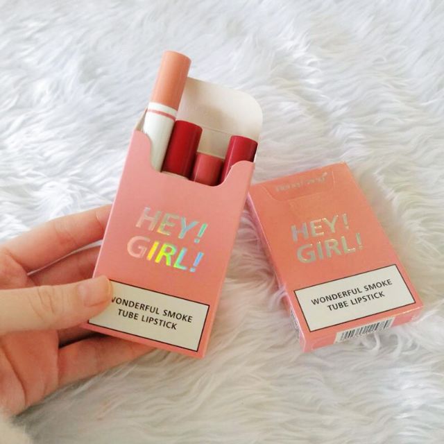 ( Chính hãng) Set 4 son sáp lì bút chì Heng Fang