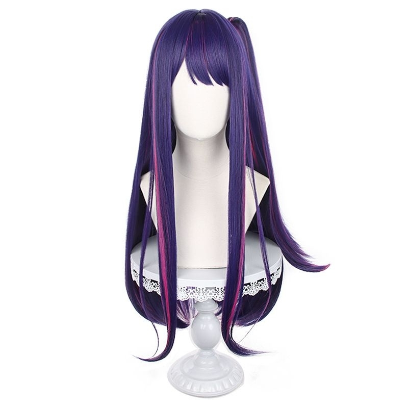 Wig/Tóc giả cosplay Ai Hoshino - Đứa Con Của thầƞ Tượng: Oshi no Ko màu xanh tím light hồng