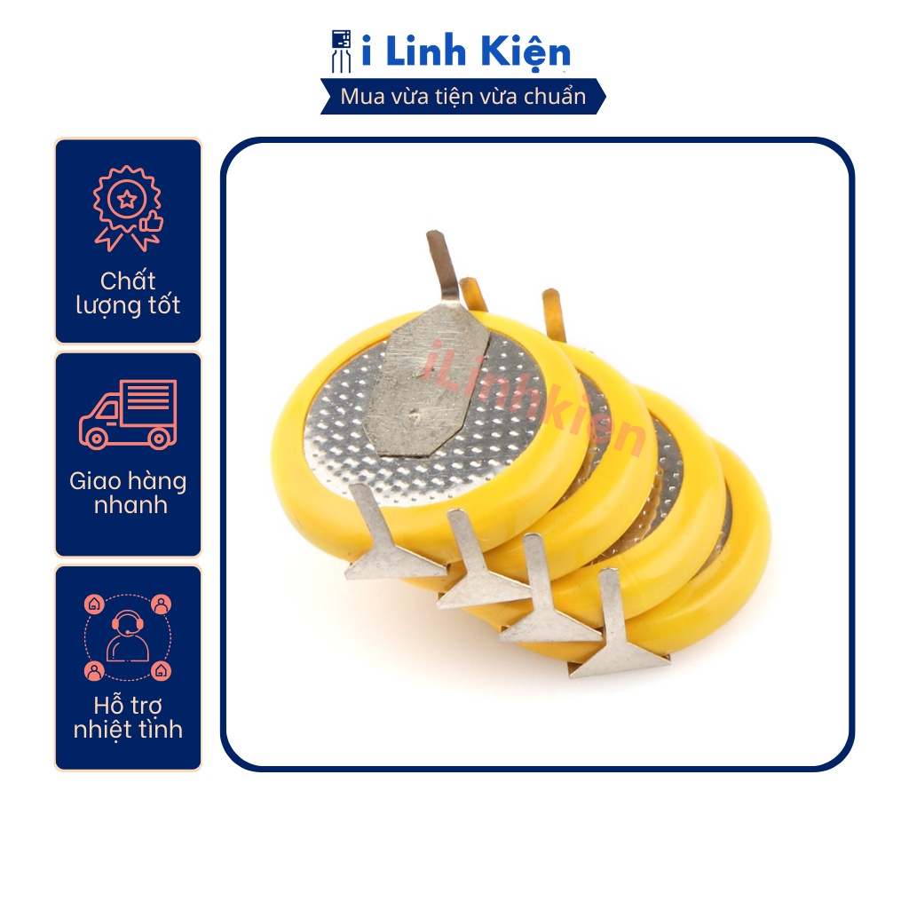 Pin CR1220 hàn mạch chân nằm chất lượng tốt