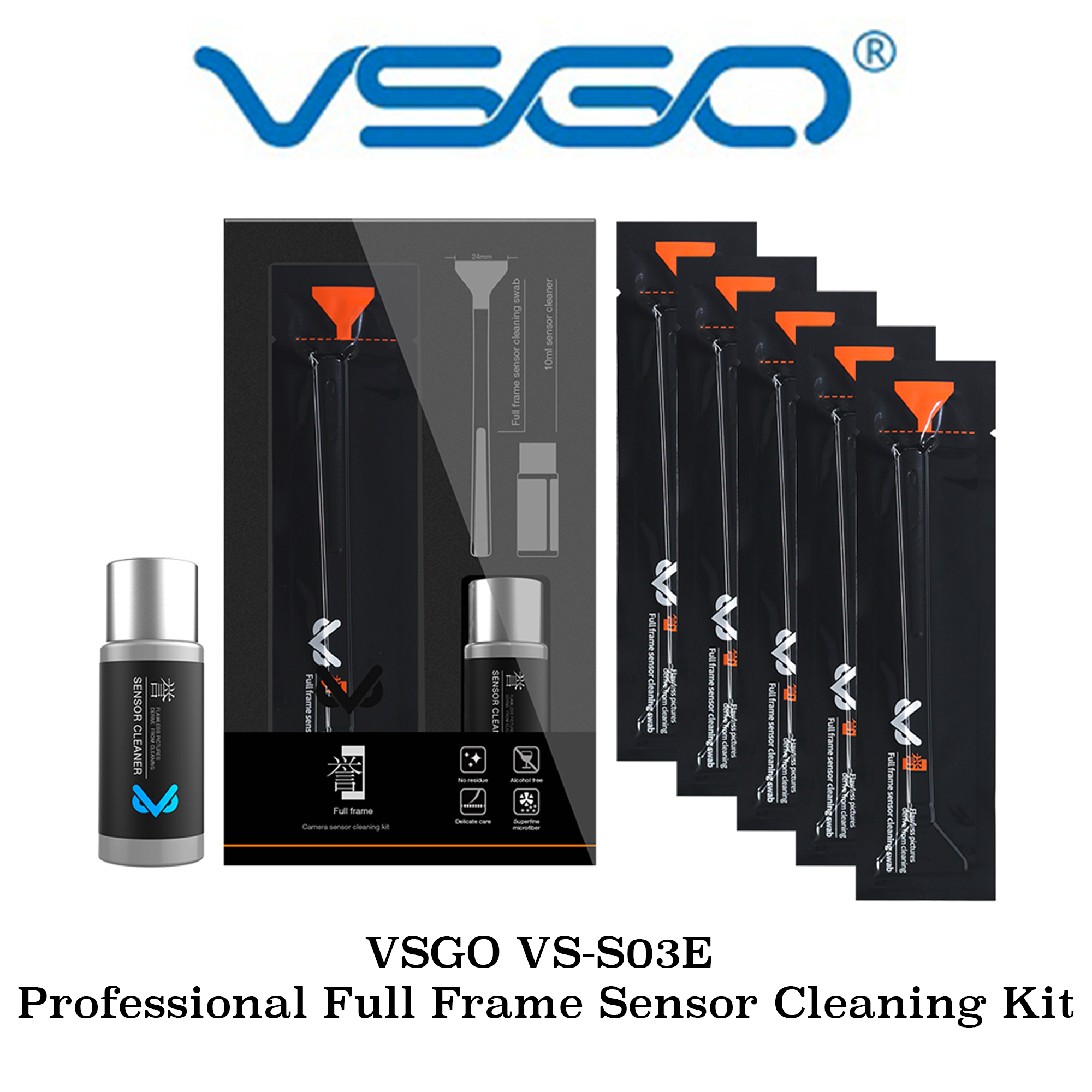 VSGO VS-S03E Full-frame Sensor Cleaning Swab Kit Lazada Singapore