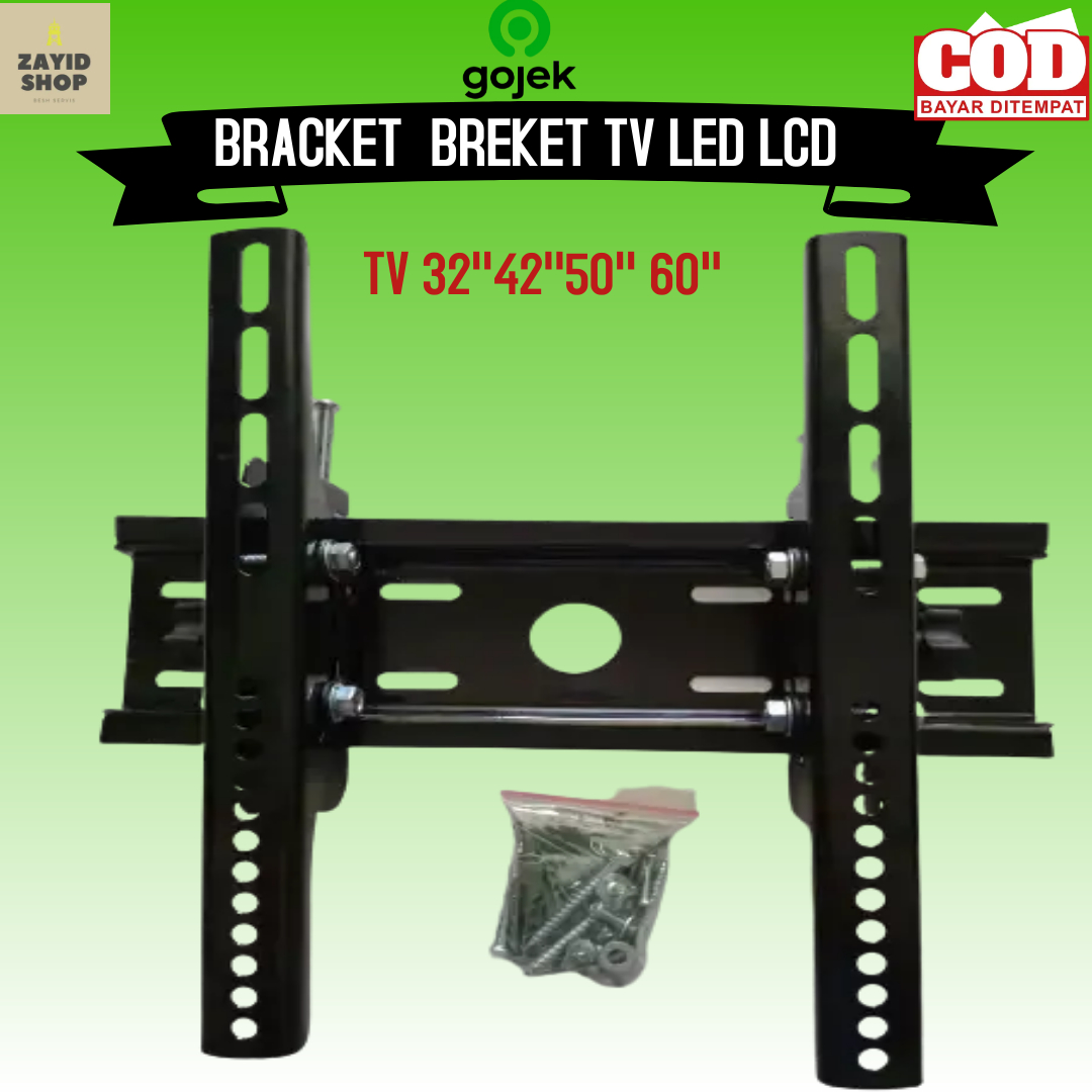 Bracket ,baut TV LED LCD 32,43,50,60 inch sampai 80 inchi dan varian