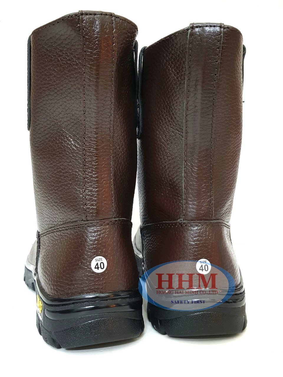 Ủng da bảo hộ DH màu nâu