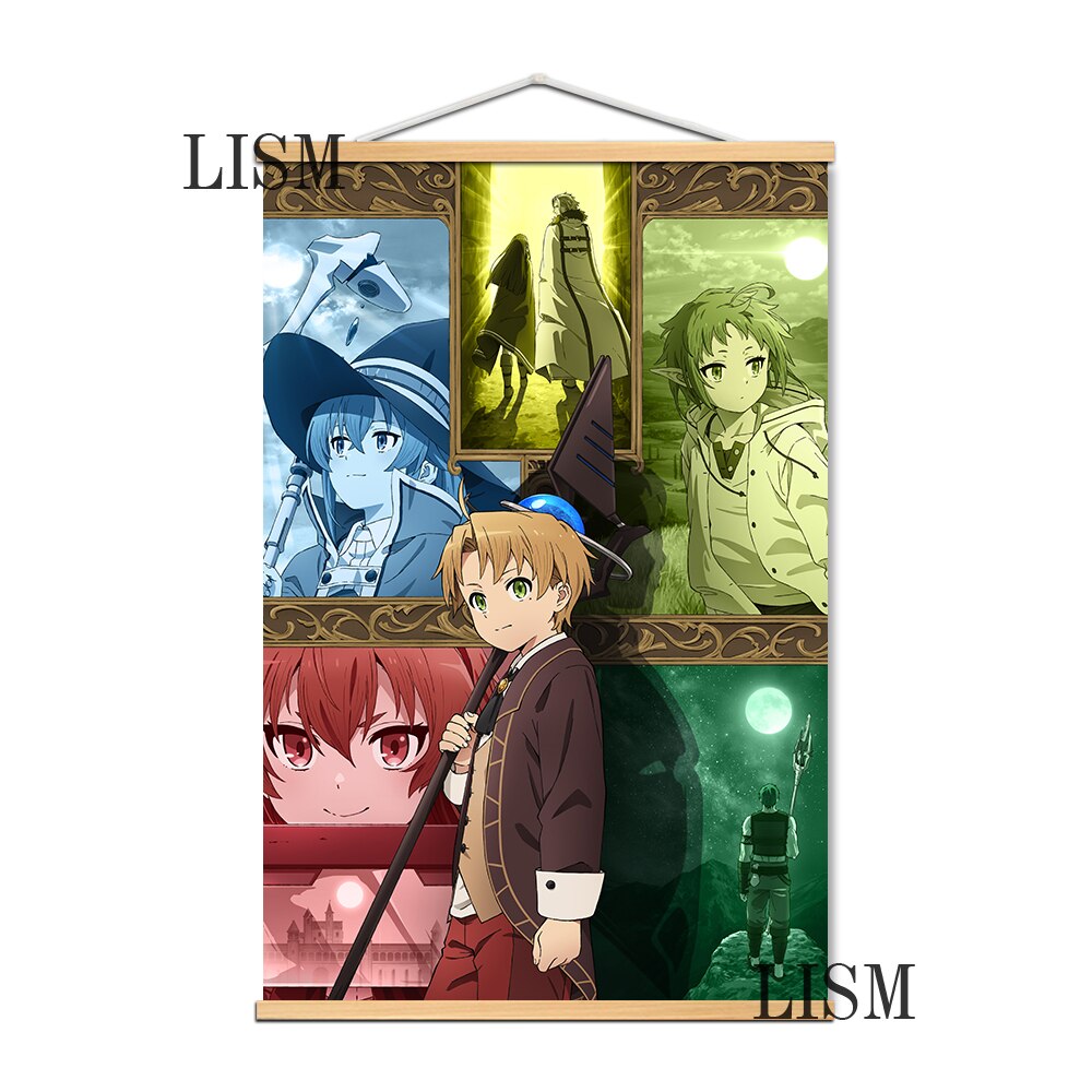 Mangá Anime Waifu Mushoku Migurdia Anime Mangá HD Print Wall Poster Scroll  Anime Scroll Poster Canvas Wall Painting PXJD