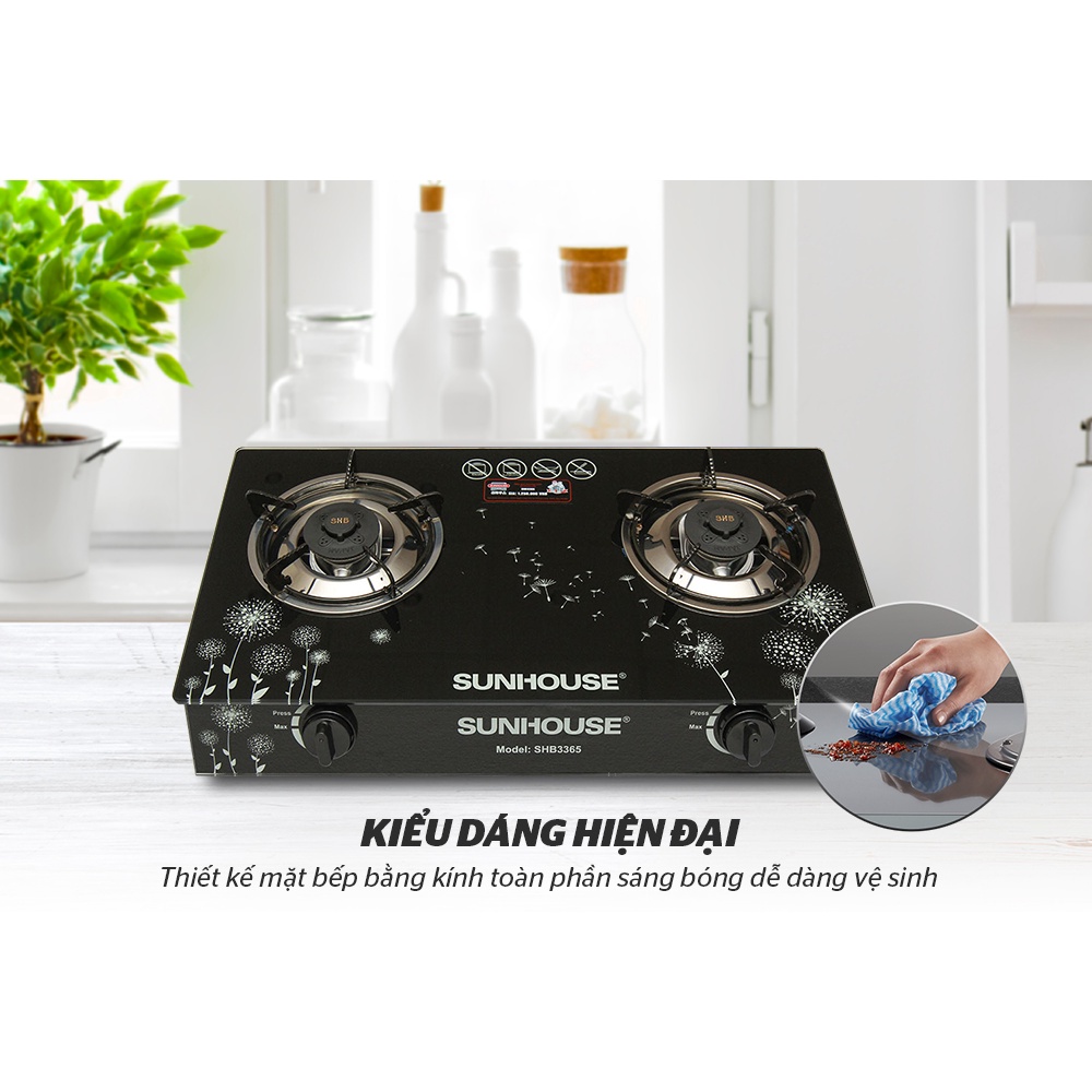 Bếp gas dương kính Sunhouse SHB3365
