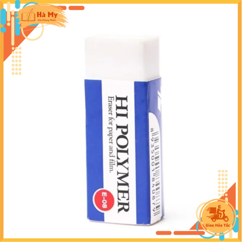 Combo 5 Cục Gôm tẩy Thiên Long E-08 mềm dẻo, không mùi