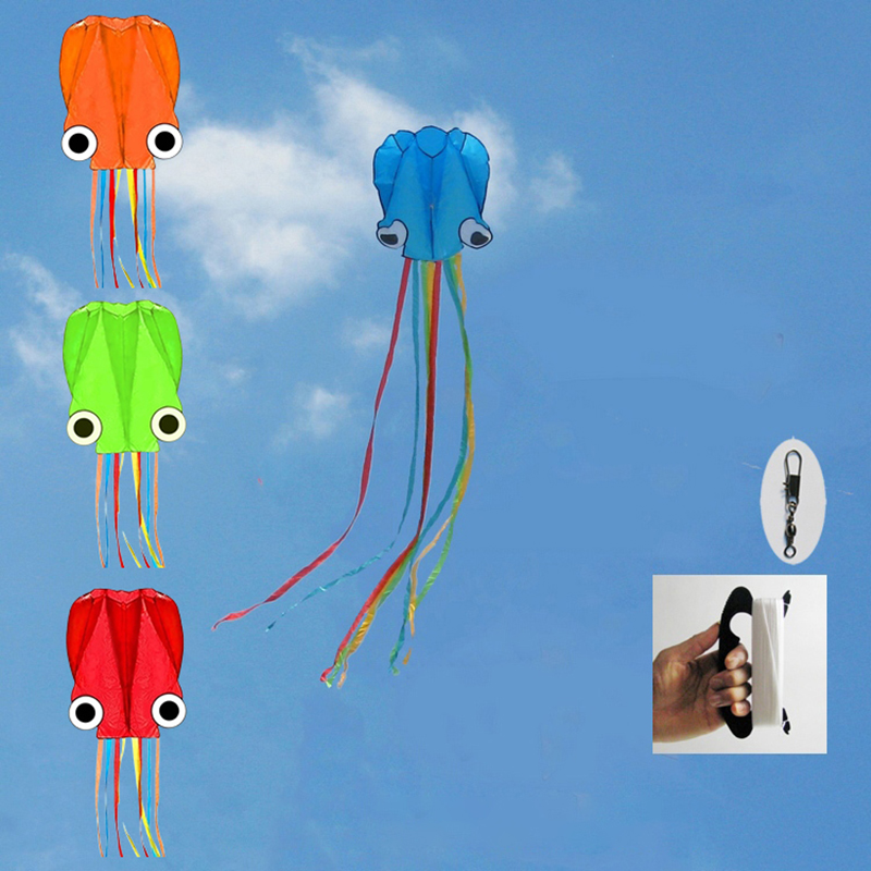 Koi Fish Inflatable 1 Set 3D Stereoscopic Octopus Kites Flying Toys For Children Nylon ...
