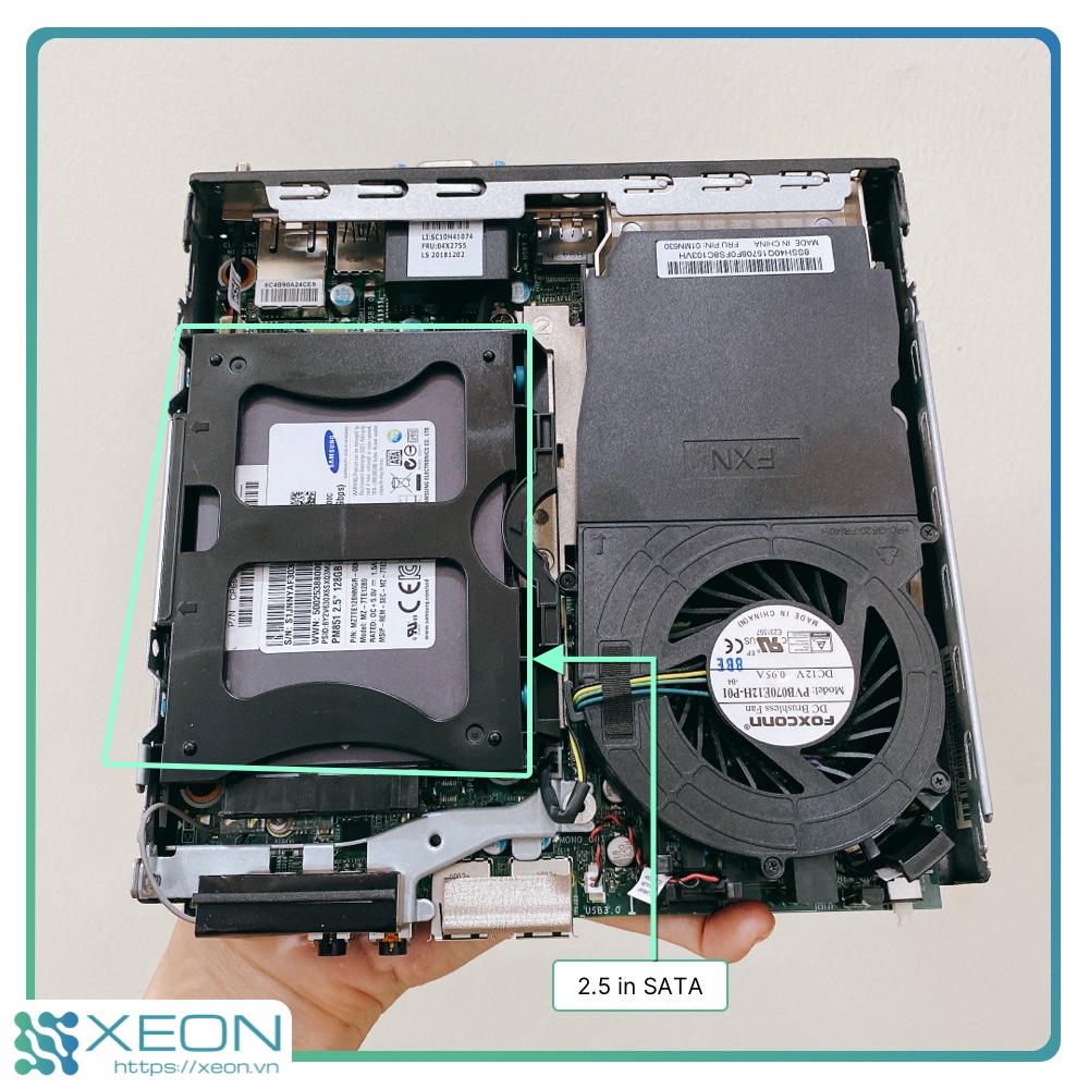 Máy tính mini PC Lenovo M910q tiny i5-6500T @ 2.5-3.1 GHz