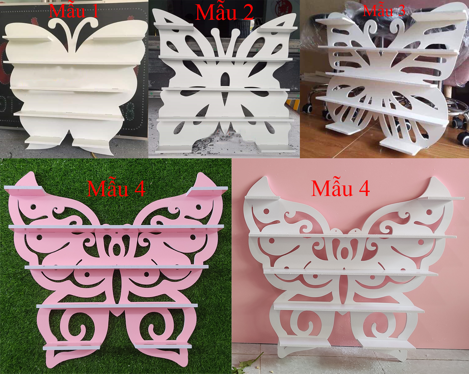 Kệ để Sơn Nail hình Bướm