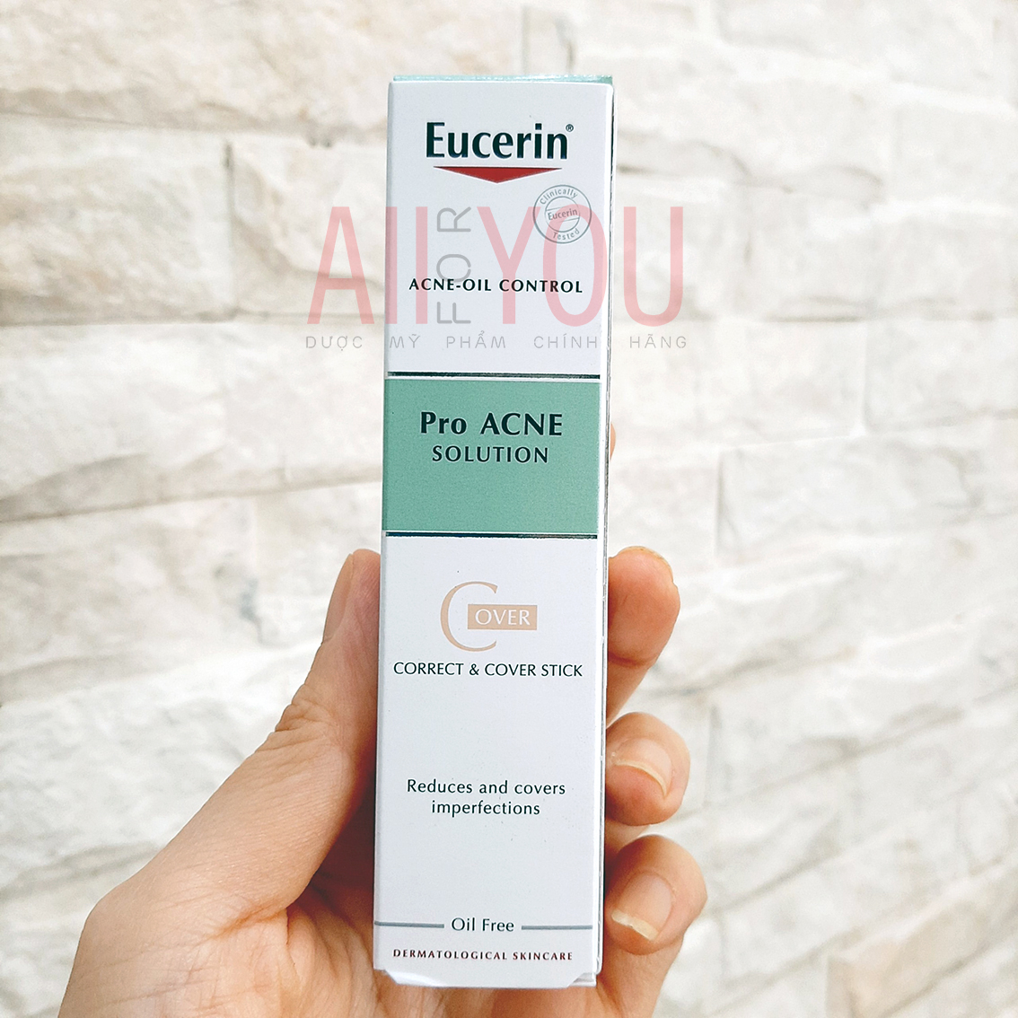 [HCM] [TEM CTY] EUCERIN Pro Acne Solution Correct & Cover Stick 2G - Bút Che Khuyết Điểm Da Mụn.