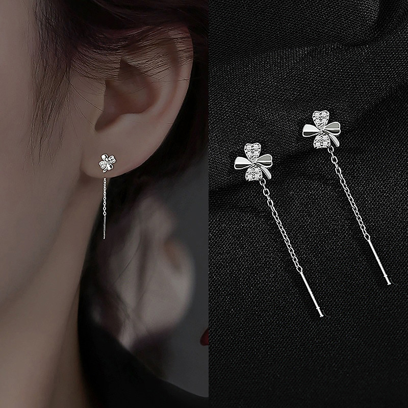 💖🎈🎈 1Pair Simple Ear Wire Ins Earrings For Women Girls Wedding Party New Fine Jewelry Gift