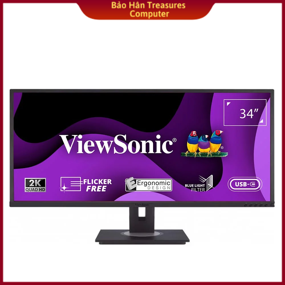 Màn hình viewsonic va3456-mhdj 34 inch - hàng chính hãng