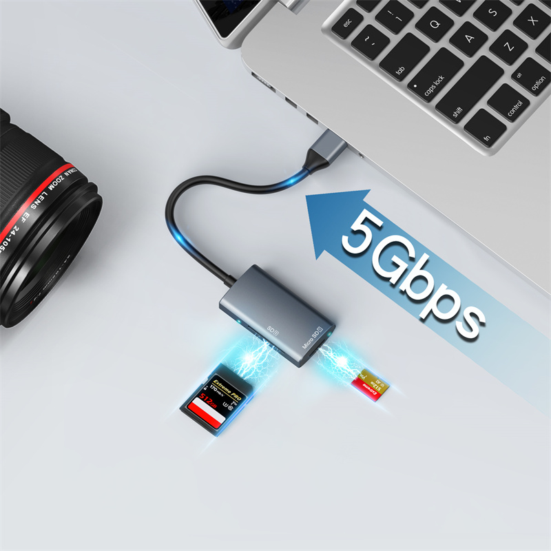 Tangrenshop USB C Card Reader/Writer/OTG Adapter USB3.0 For SD Card MacBook Mobile Phone Computer