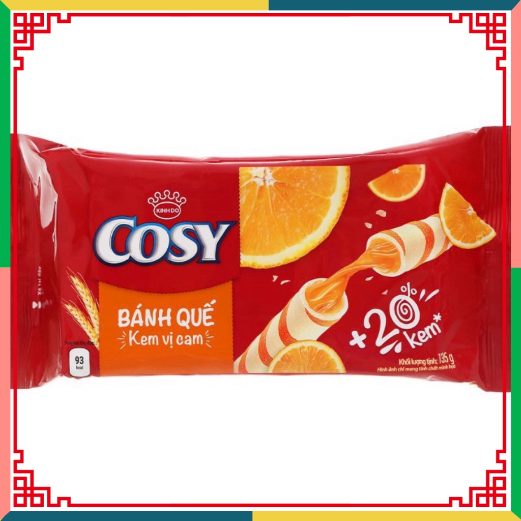 Bánh quế Cosy hộp 135g đủ vị ( Đại lý Ngọc Toản)