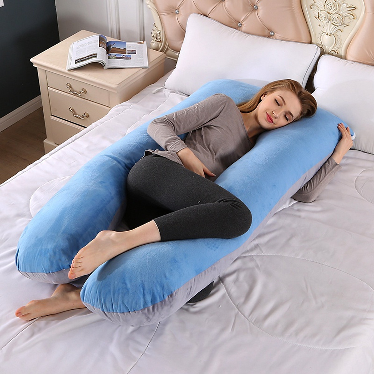 Gối ôm bà bầu hình chữ u