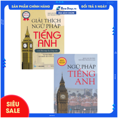Sách - combo sách ngữ pháp tiếng anh mai lan hương - newshop