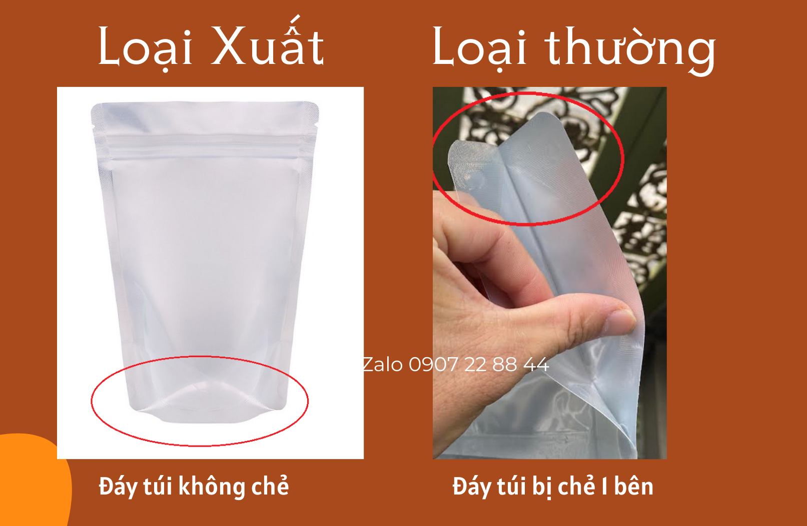 1KG TÚI ZIP BẠC ĐÁY ĐỨNG