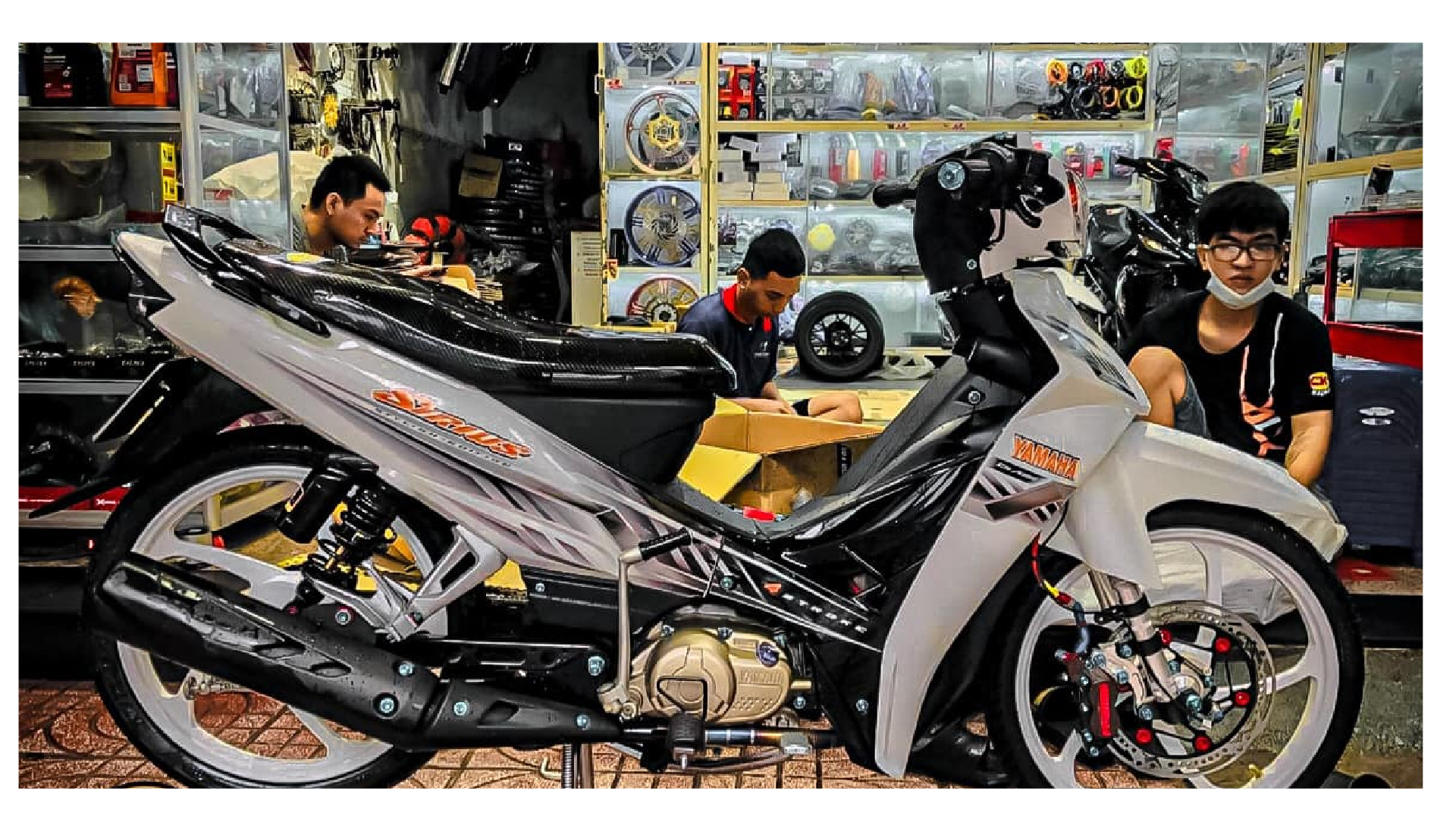 Tem rời sirius trắng đen