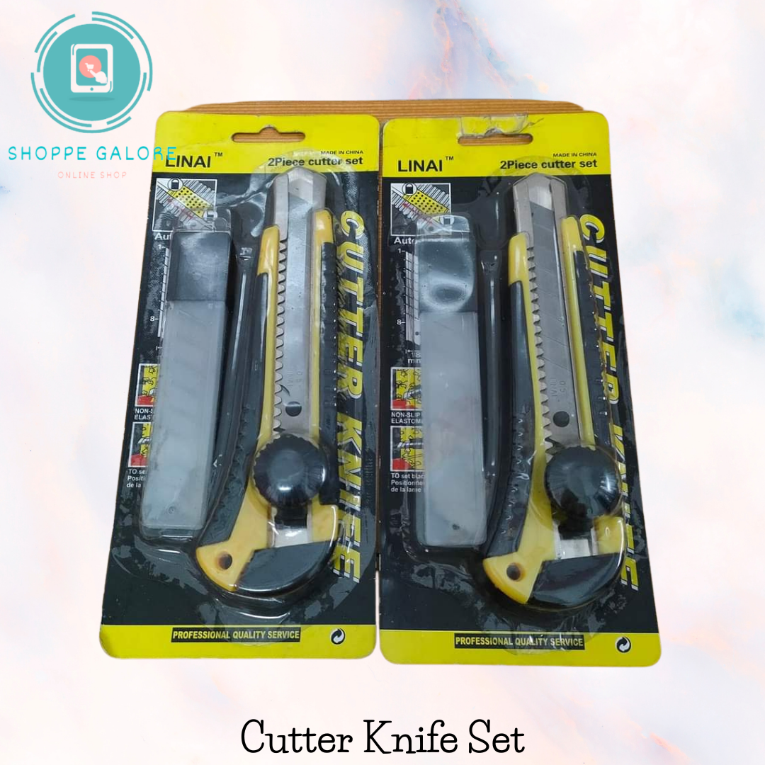 CUTTER KNIFE BLADE SET WITH REFILL BIG SIZE Lazada PH