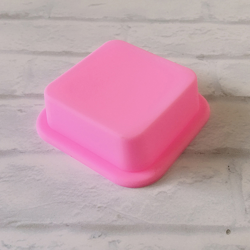 Jacky 1Pc Silicone Square Handmade Soap Mold DIY Cold Soap Making Tools Cake Mold