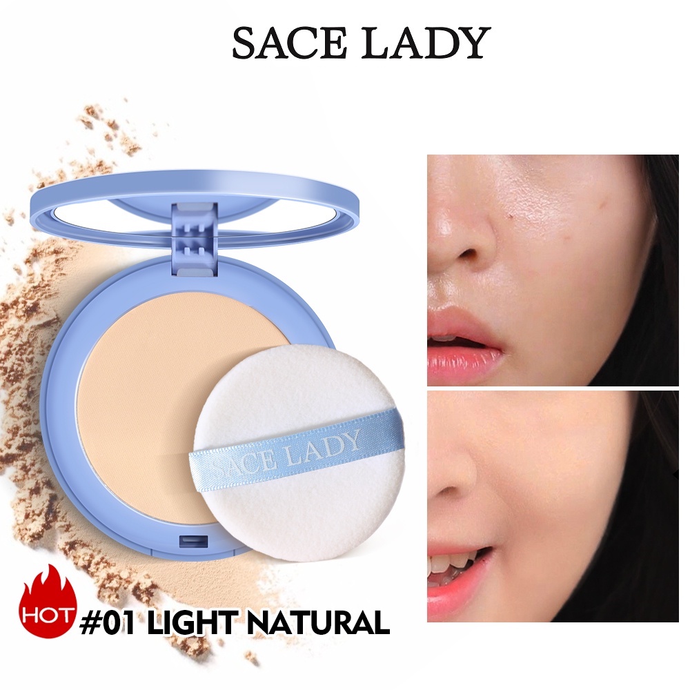 Phấn phủ SACE LADY 10g trang điểm kiềm dầu chống thấm nước