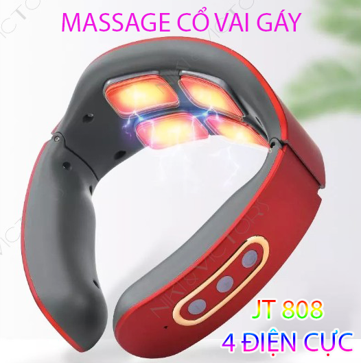 Massage cổ 3d 4 cực jt-808