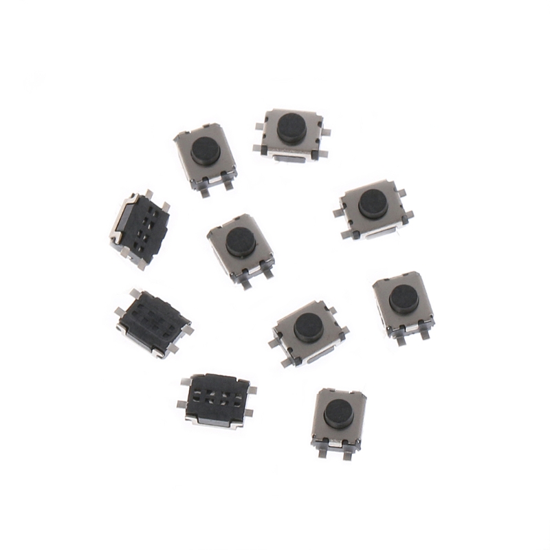 【New arrival 】 100 Pcs 3x4x2mm 4 Pin SMD Micro Momentary Push Button Tactile Switch