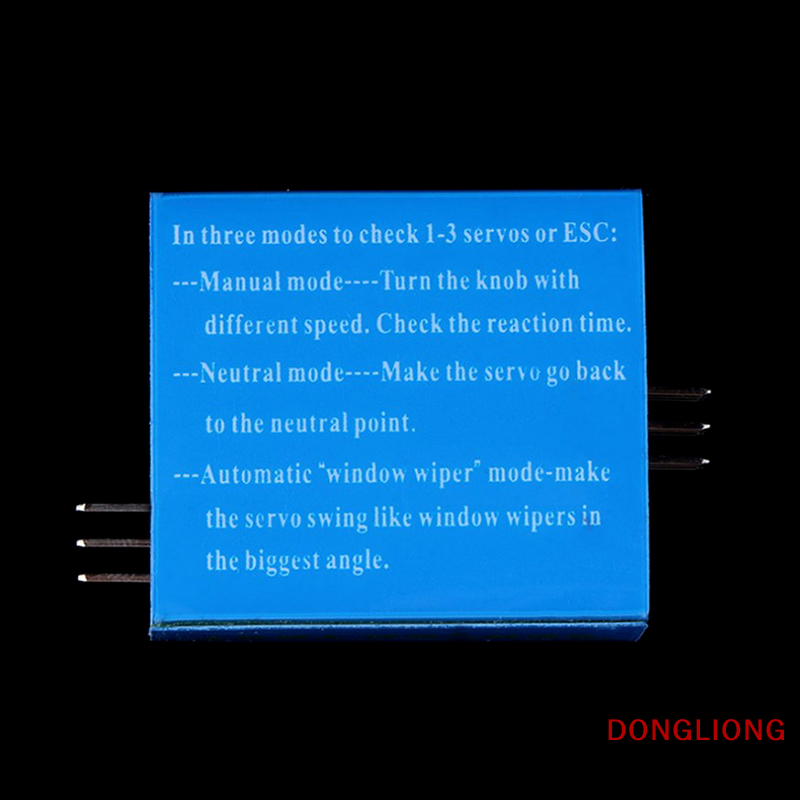 DONGLIONG Đa servo Tester 3CH ECS nhất quán tốc độ controler điện kênh ccpm Meter cho RC bay không người lái xe thuyền máy bay mô hình