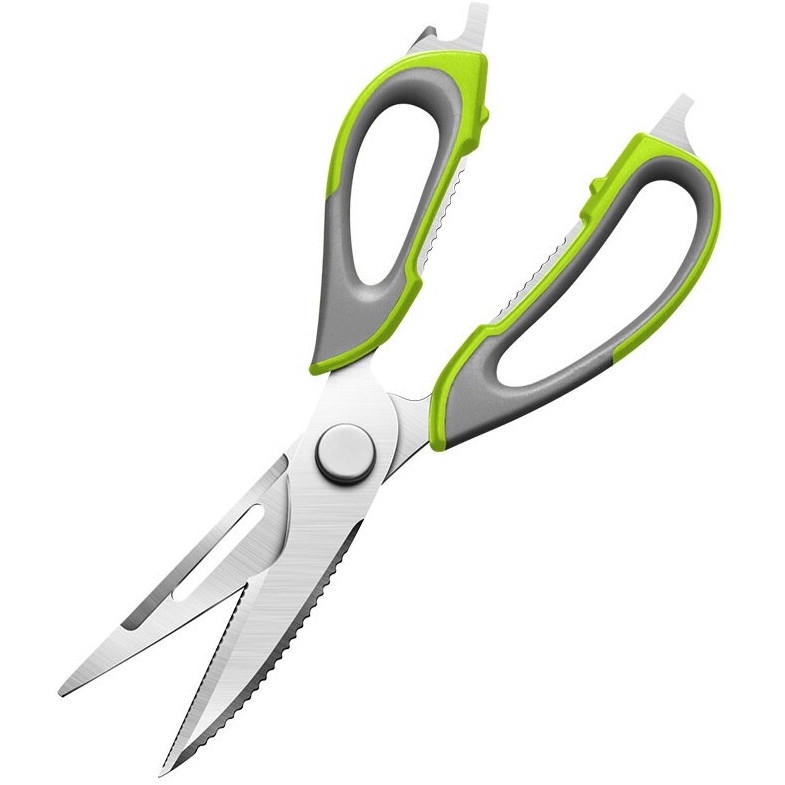 Cutting Scissors stainless steel chicken Super achromatic-kitchen shears multi-purpose