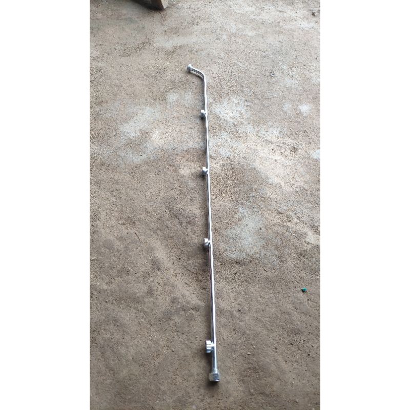 Cần béc phun inox 3 lỗ, 4 lỗ, 5 lỗ phun thuoc, tưới cây, tưới hoa lan, tưới rau
