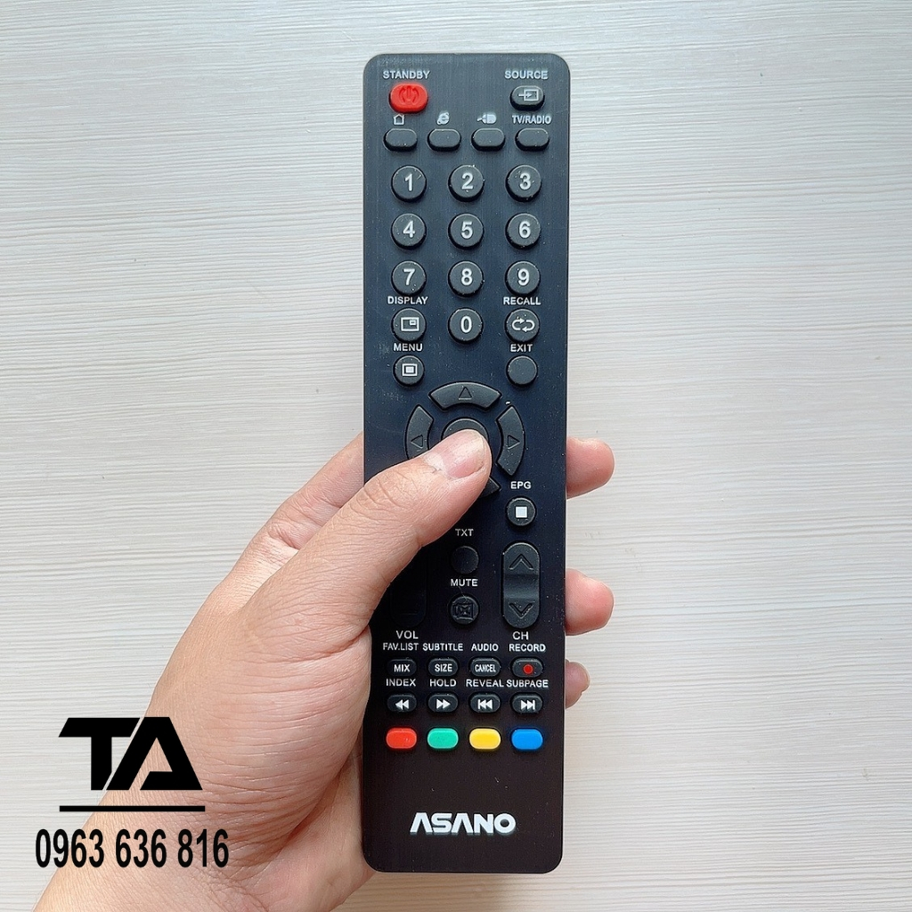 Điều Khiển Tivi Asano - Remote Tivi Asano Mới