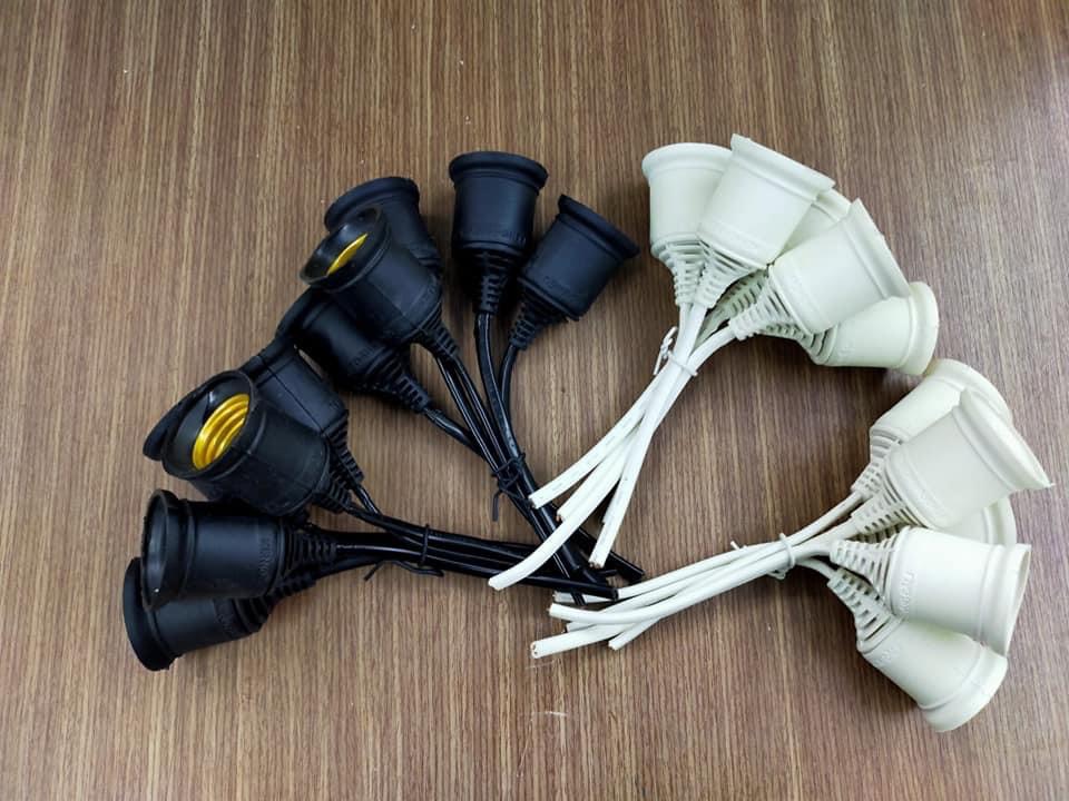 Đui đèn E27 - đui vát, đui thẳng, đui thẳng có dây