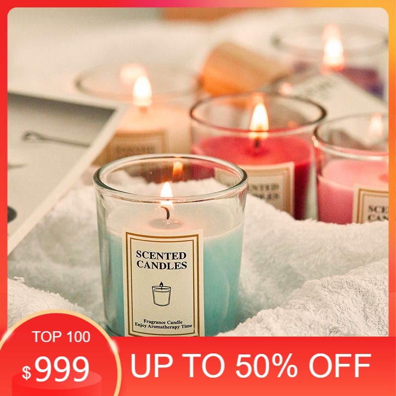 Cốc Nến Thơm Ly Thủy Tinh Scented Candles - Nến Thơm Handmade