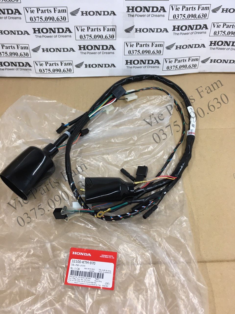 Dây điện sườn Future Neo xăng cơ, hàng din Honda mới 100%